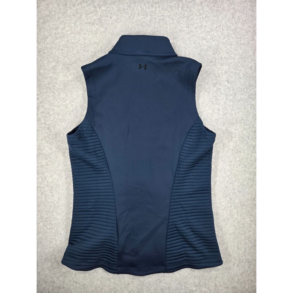 Under Armour Storm Daytona Vest Womens Medium NWT Academy Blue Golf Full Zip - Picture 2 of 6